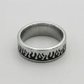 Full Wrap Fire Eternity Band Ring