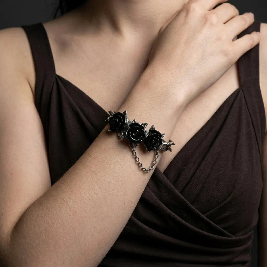 Gothic Rose Vine Bracelet