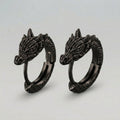 Dragon Head Hoop Earrings