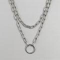 Void Loop Layered Chain Necklace