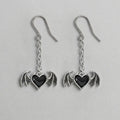 The Winged Heart Earrings