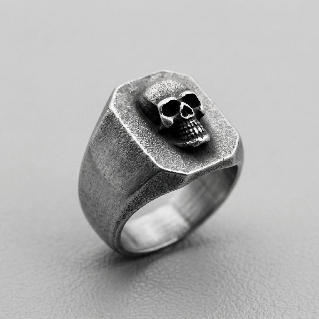 Memento Mori Signet Ring