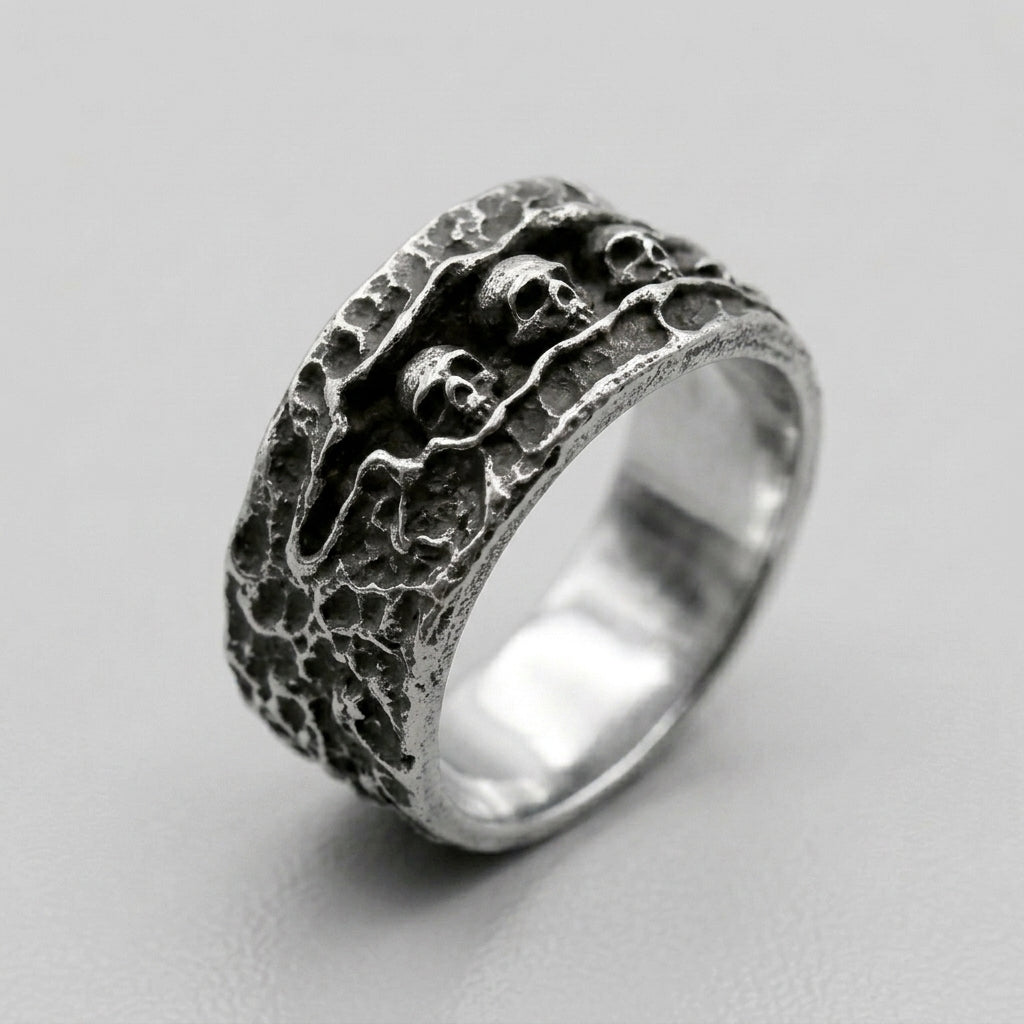 Skull Catacomb Band Ring