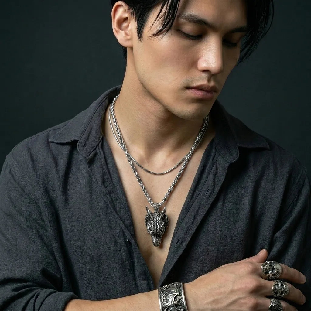 Warlord's Dragon Necklace