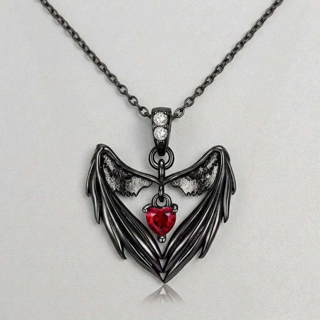 The Vampire Heart Necklace
