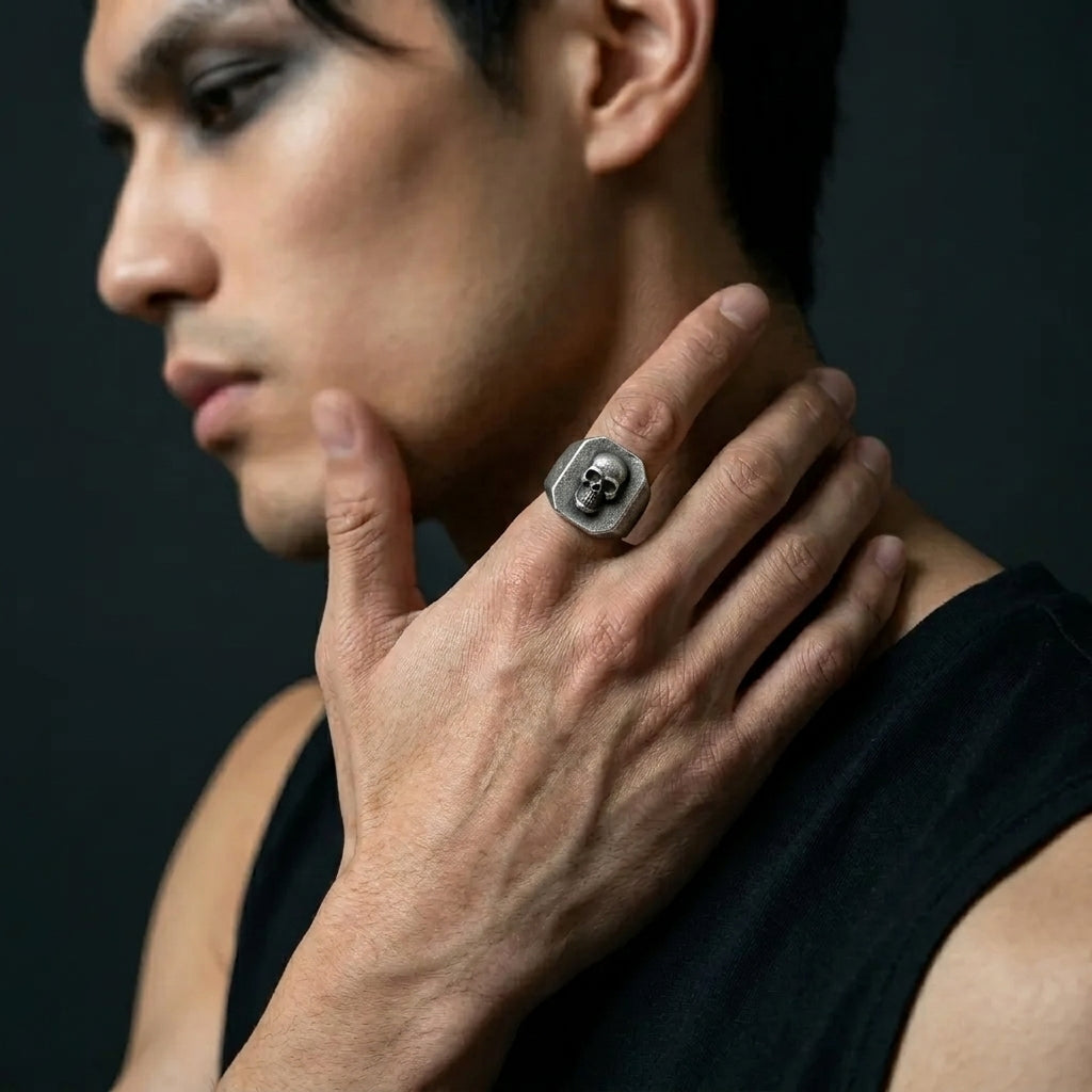 Memento Mori Signet Ring