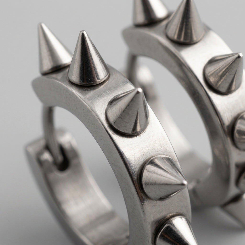 Thornhalo Spiked Huggie Earrings