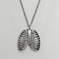 Skeletal Rib Cage Dark Necklace