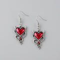 Temptress Heart Earrings