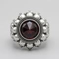 Crimson Throne Skull Ring