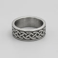 Celtic Interlace Eternity Band Ring