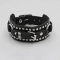 Rocker Wrap Leather Bracelet