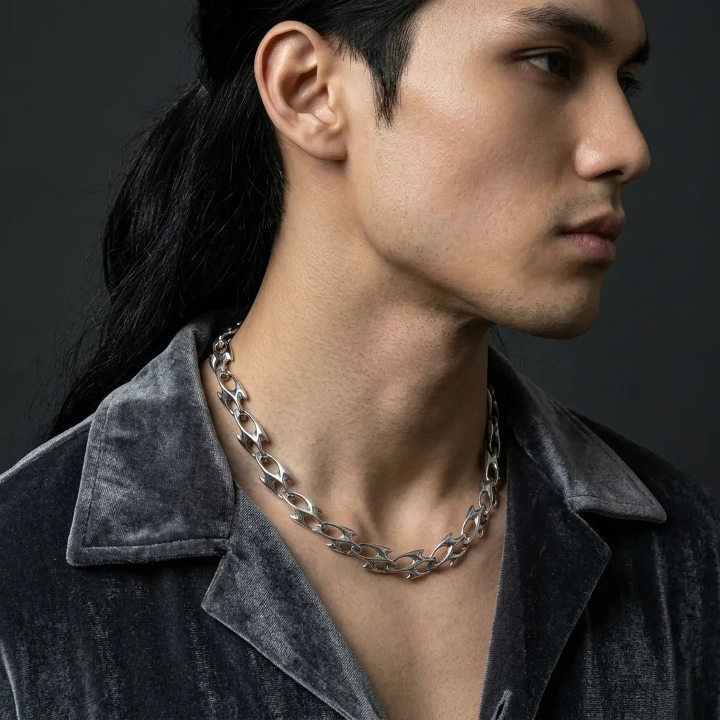 Razorwing Fang Link Chain Necklace