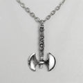 Viking Double Blade Axe Necklace