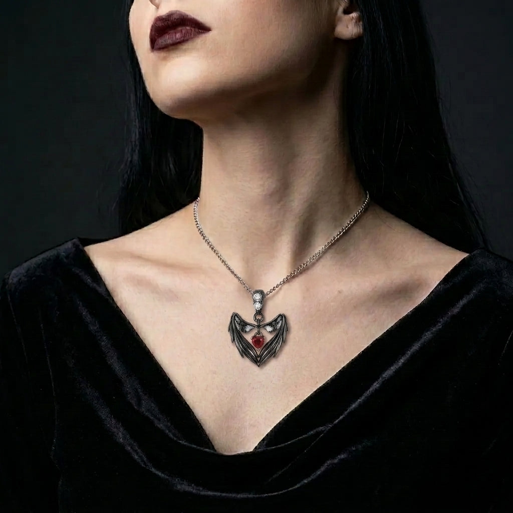 The Vampire Heart Necklace