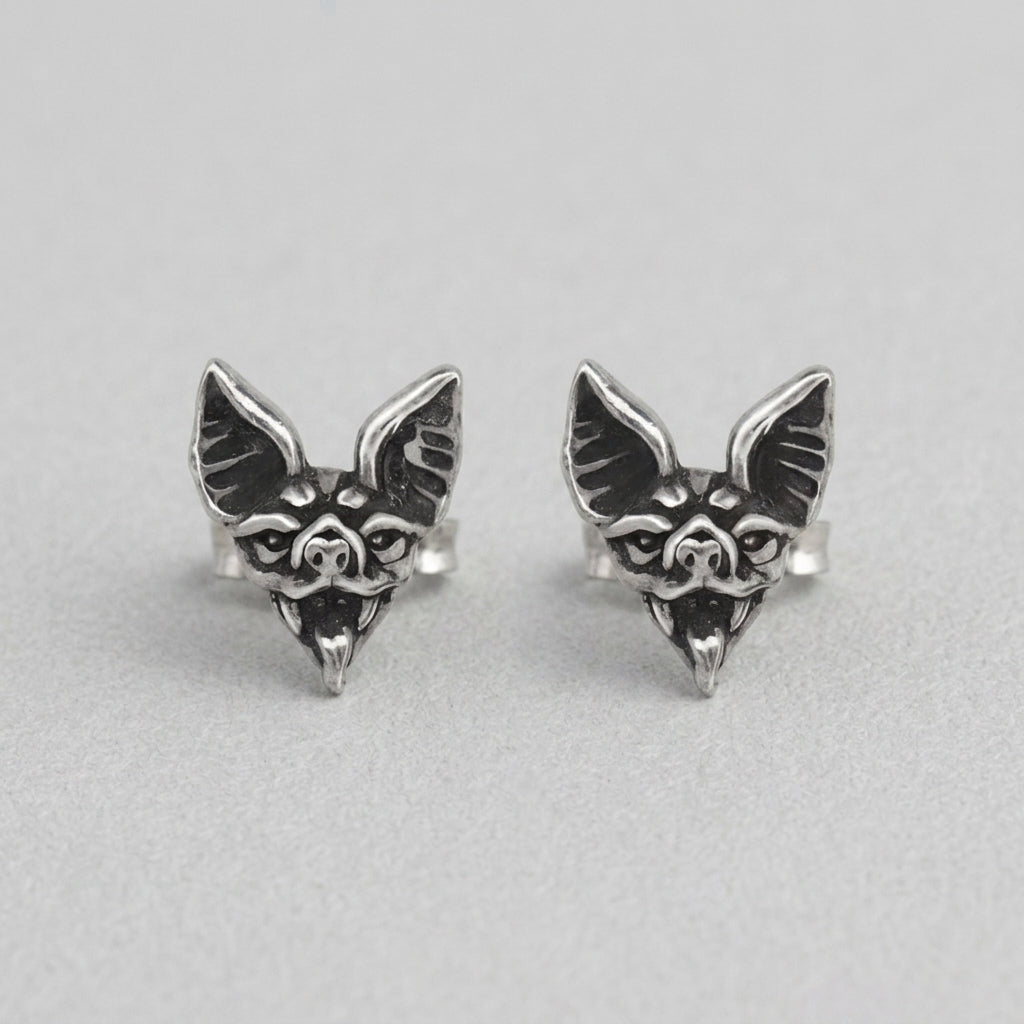 Mystic Bat Stud Earrings