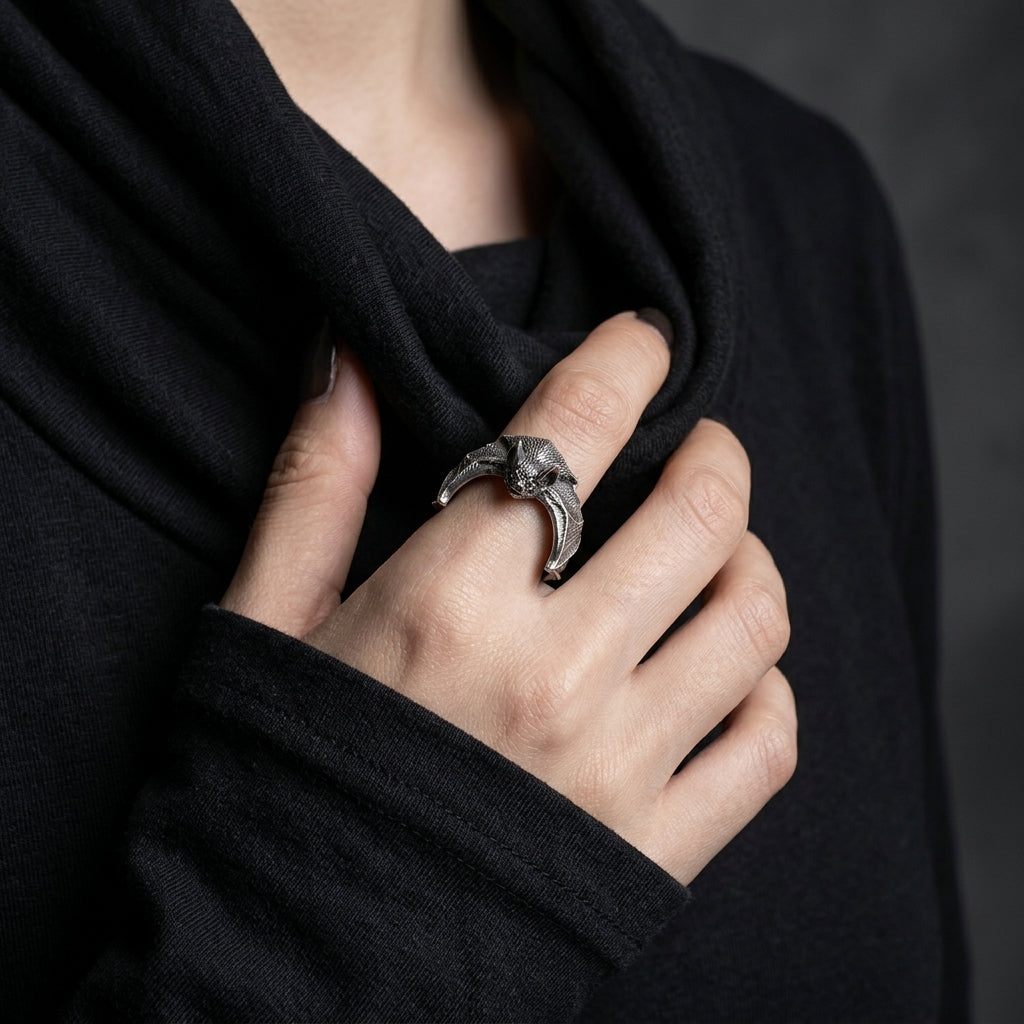 Cave Dweller Bat Ring