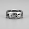 Ancient Rune Inscription Band Ring