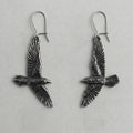Omen Blackbird Gothic Dangle Earrings