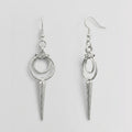 Double Spike Drop Earrings