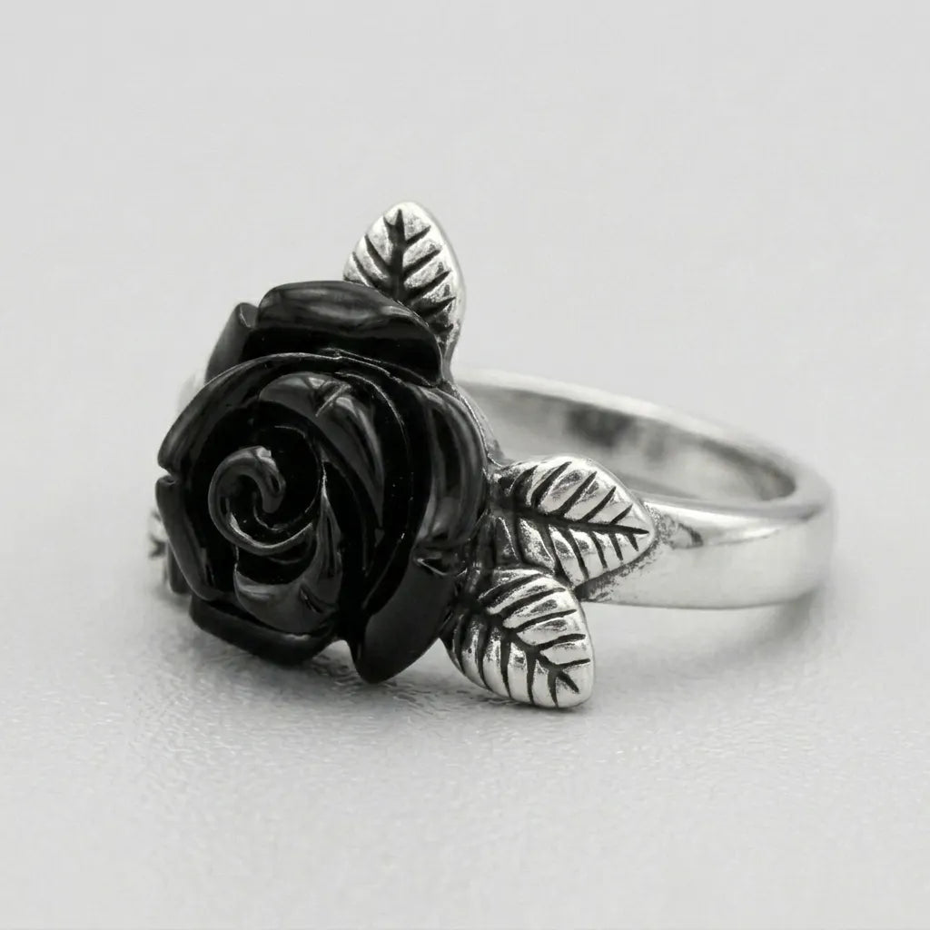 Dark Eternal Rose Ring