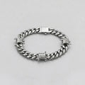 Barbed Wire Cuban Link Chain Bracelet