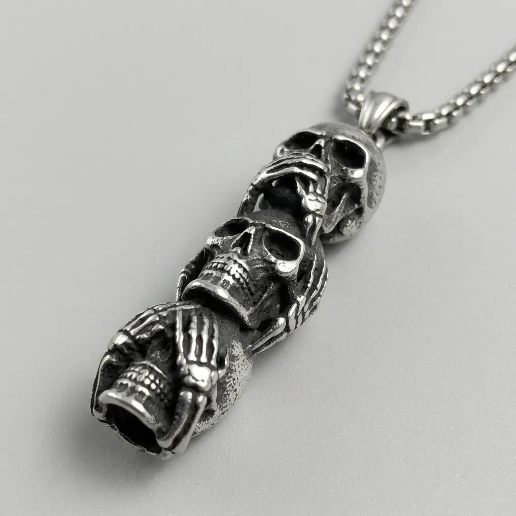 Ancient Skull Totem Necklace