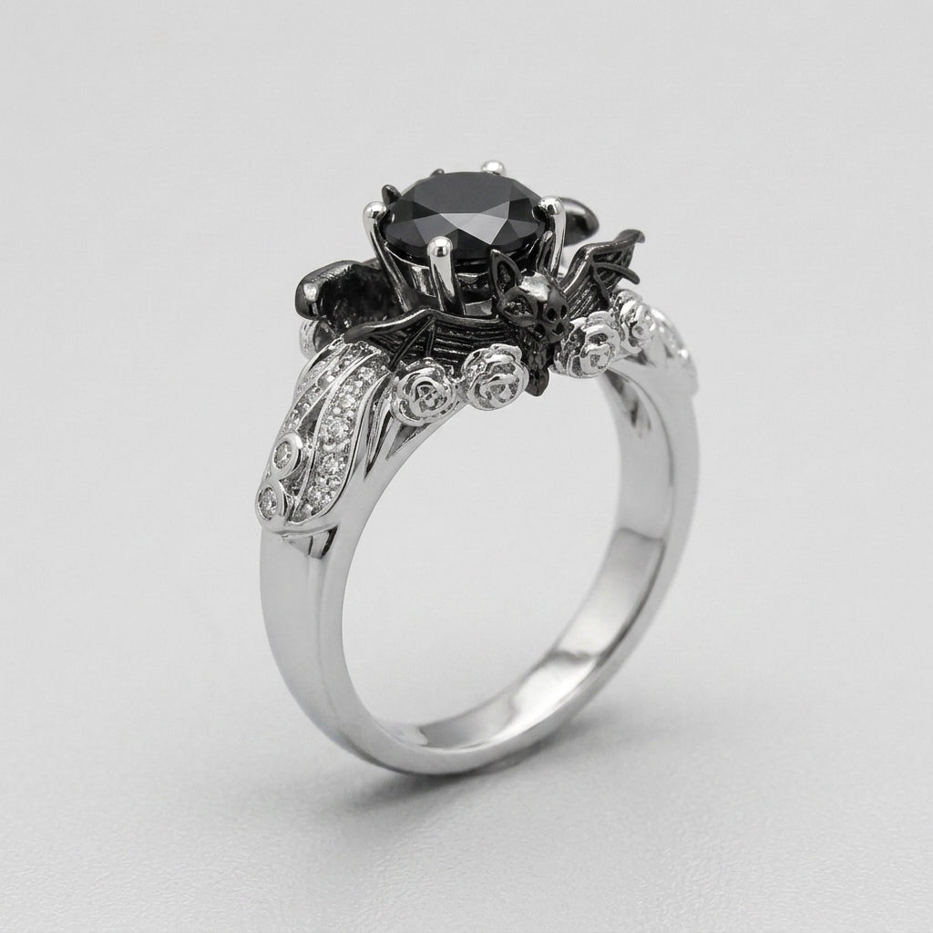Obsidian Rose Ring
