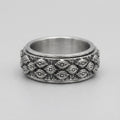 Evil Eye Eternity Spinner Ring