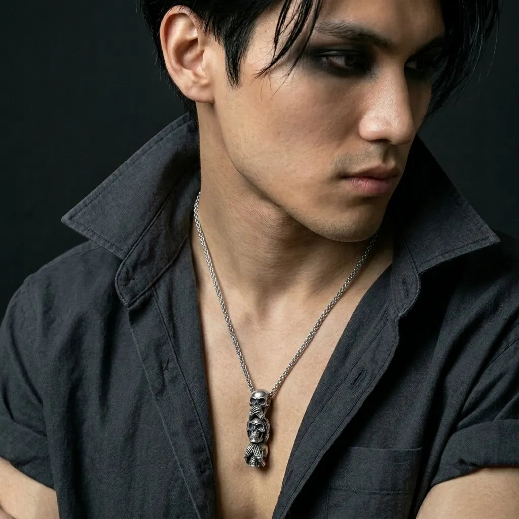 Ancient Skull Totem Necklace