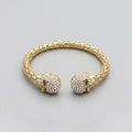 Glam Skull Open Cuff Bracelet