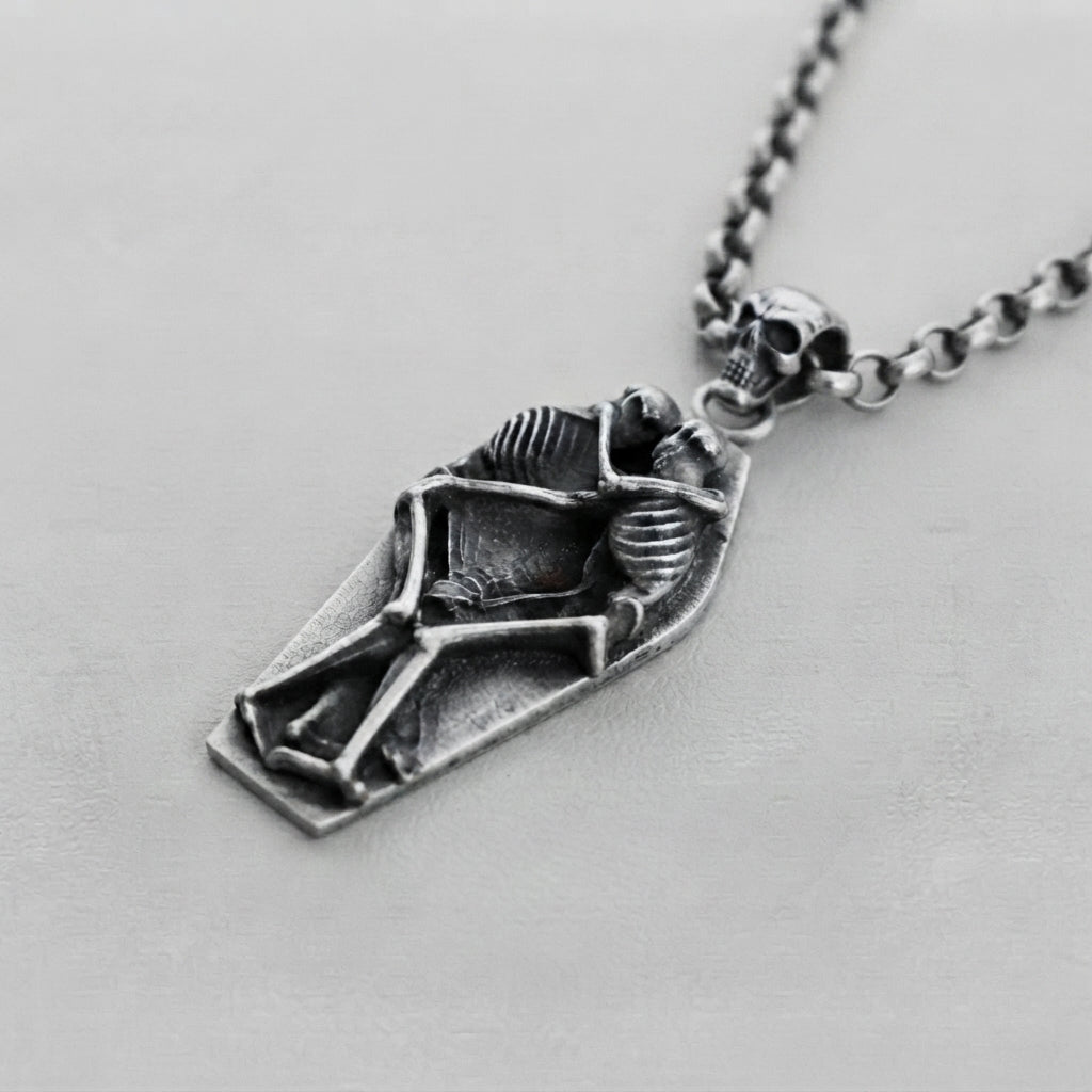 Eternal Embrace Coffin Necklace