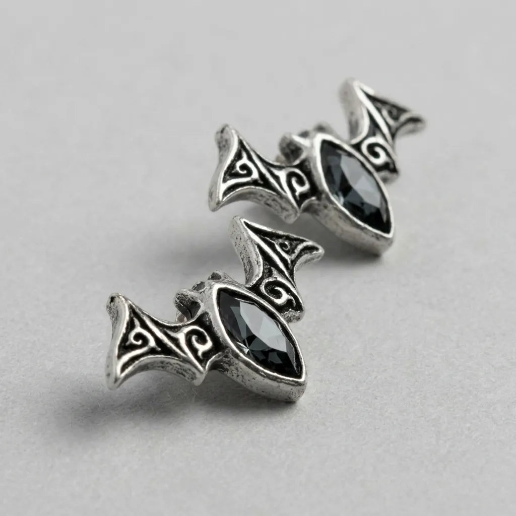Gothic Night wing Earrings