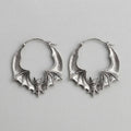 Moon fang Bat Earrings