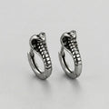 Sacred Serpent Loop Earrings