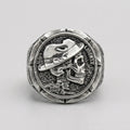 Hobo Nickel Skull Ring