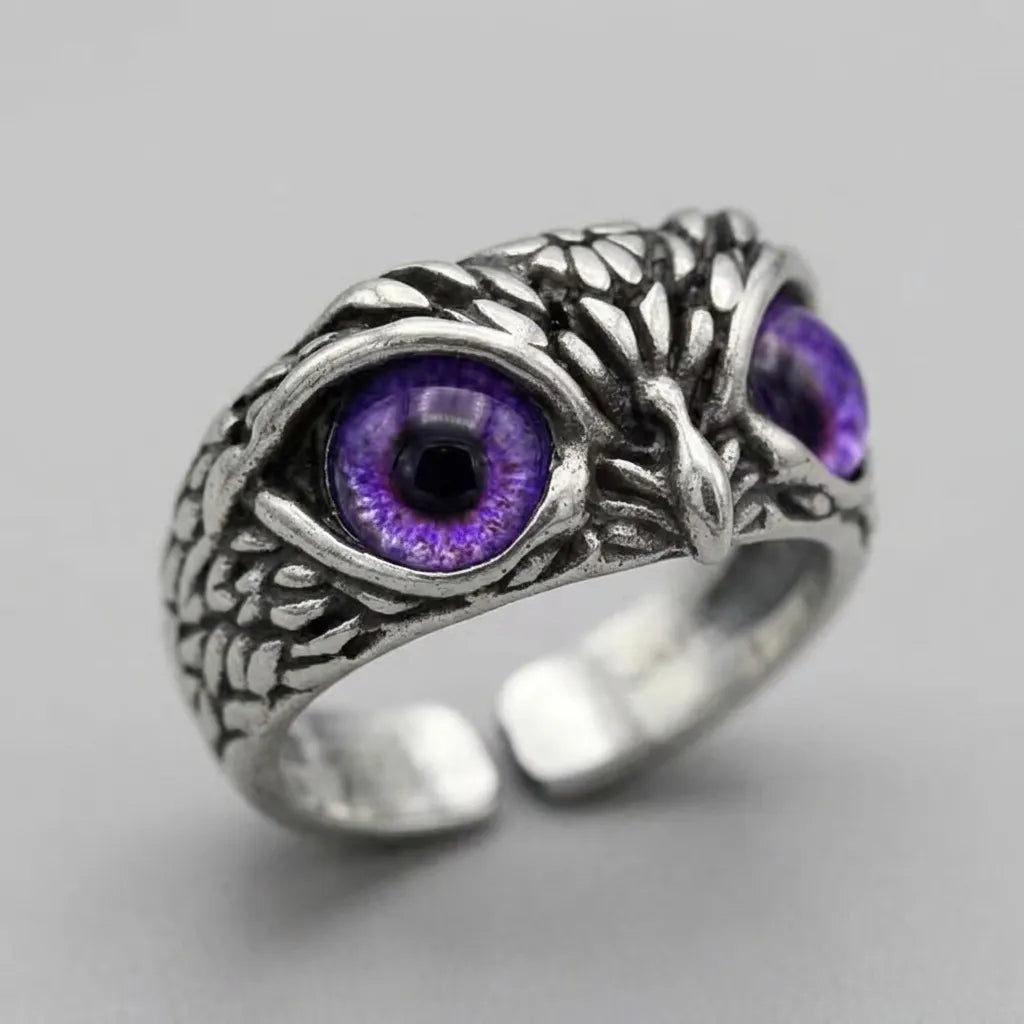 Mystic Owl Eye Ring