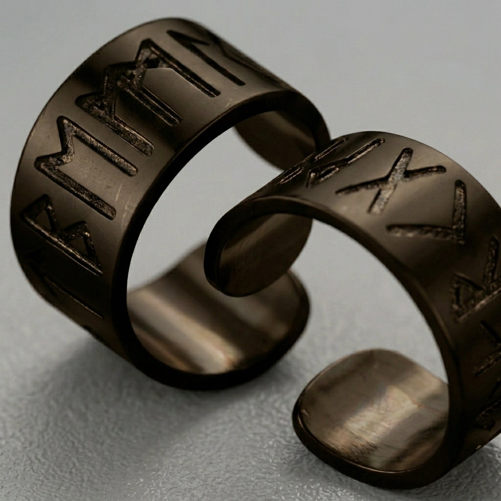 Elder Futhark Ear Cuffs Earrings