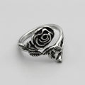 Dark Bloom Thorn Stem Wrap Ring