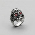 Antiqued Multi-Skull Ring