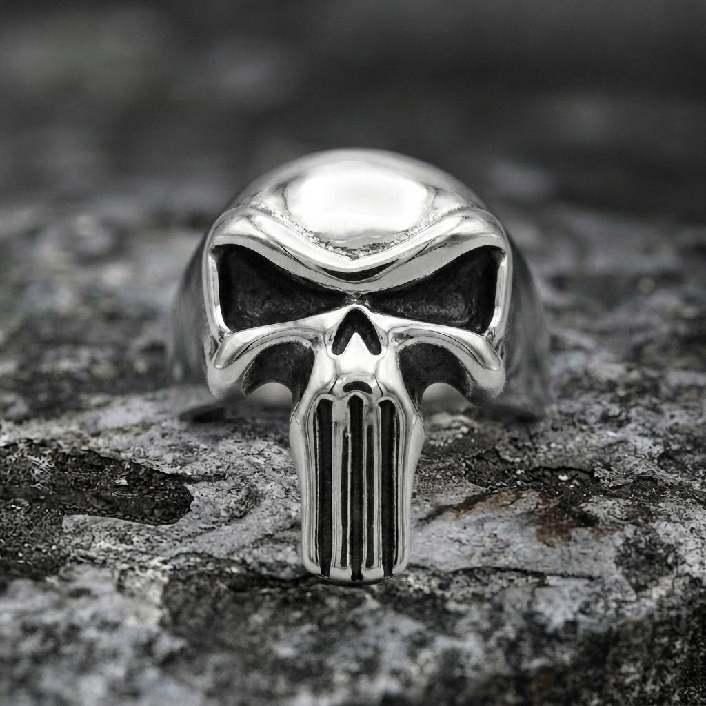 Punisher Skull Statement Ring