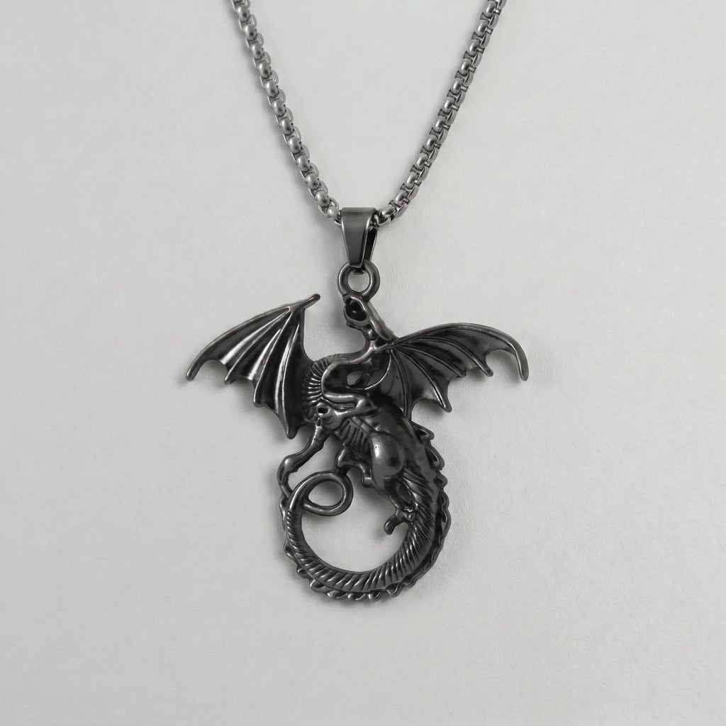 Cursed Dragon Winged Terror Necklace