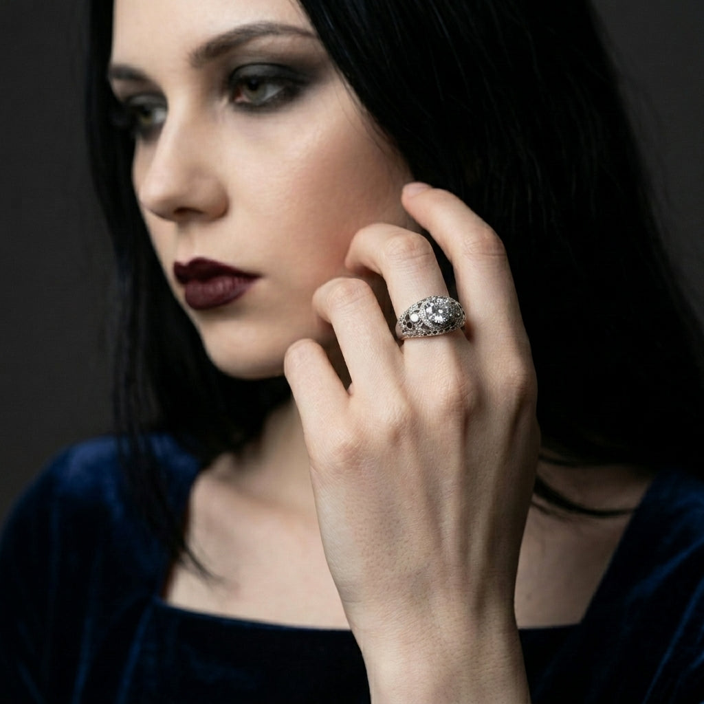 Crowned in Darkness Ring