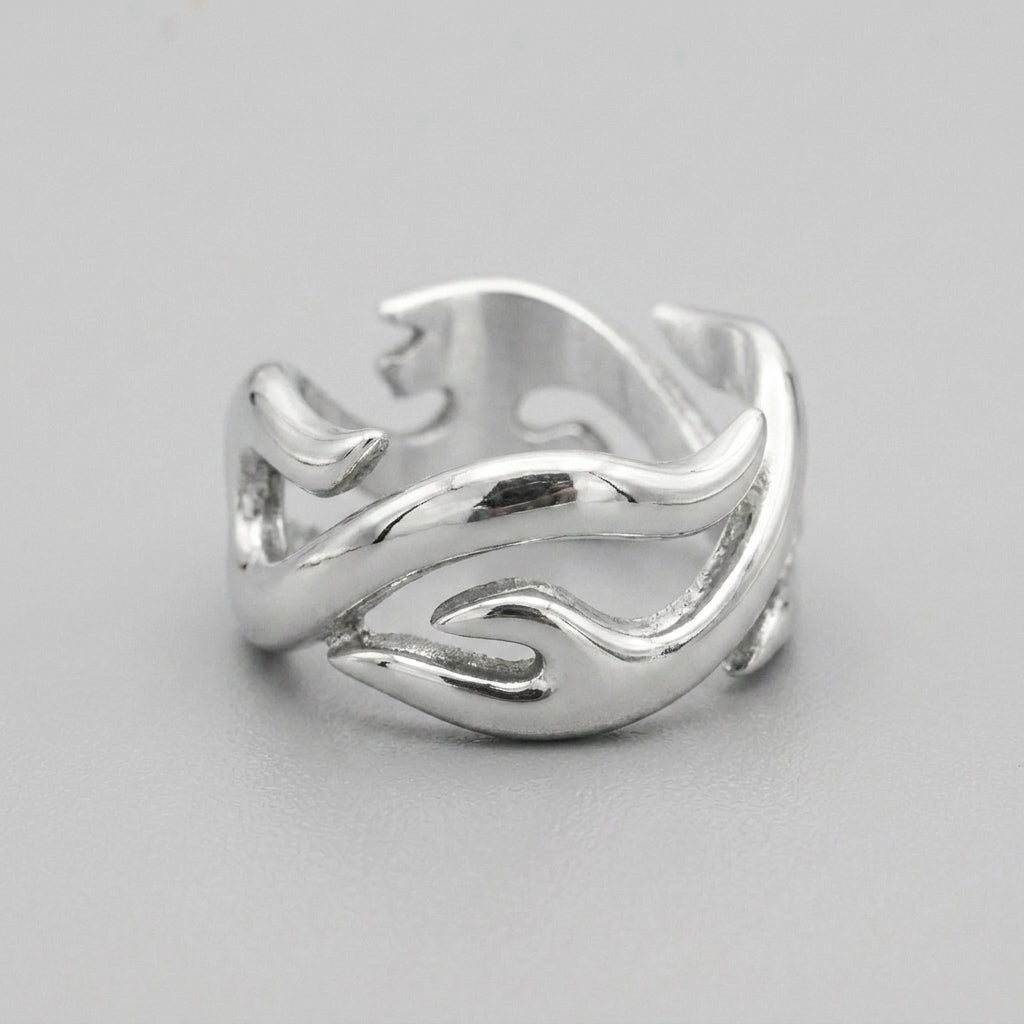 Silver Ember Ring