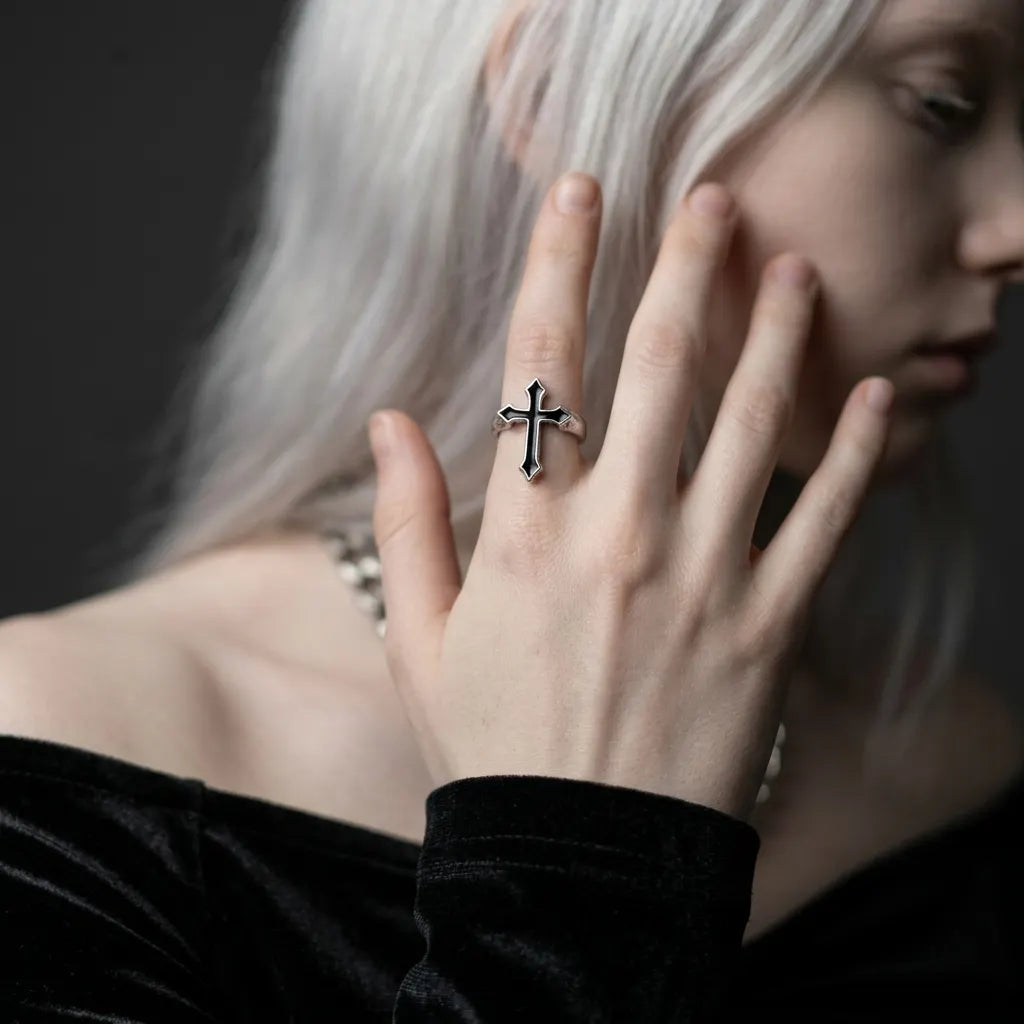Gothic Cross Ring