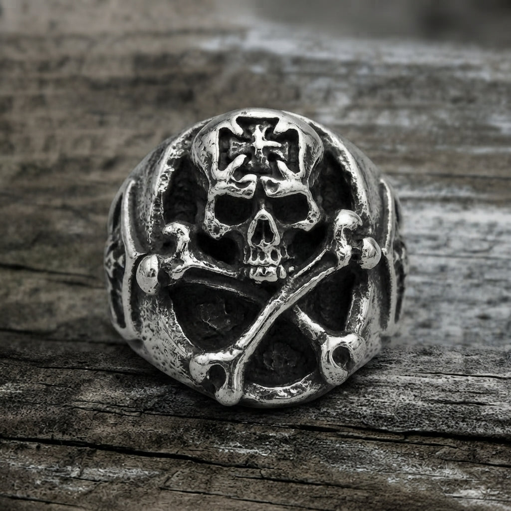 Grimcrest Skull Signet Ring