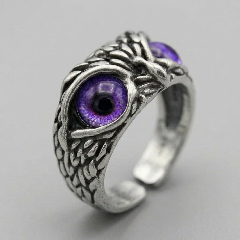 Mystic Owl Eye Ring