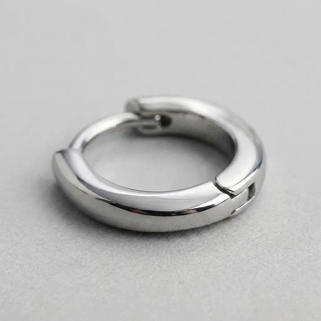 Polished Chunky Hoop Earrings