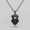 Skull Shield Pendant Necklace