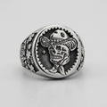 Gothic Cowboy Skull Ring